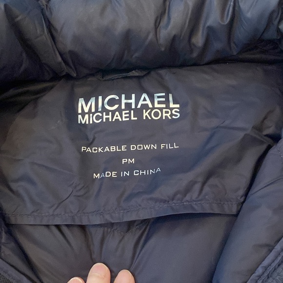 Michael Michael Kors packable down fill coat - Picture 3 of 6